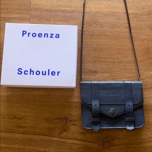 Proenza Schouler Dark Navy PS1 Crossbody Wallet
